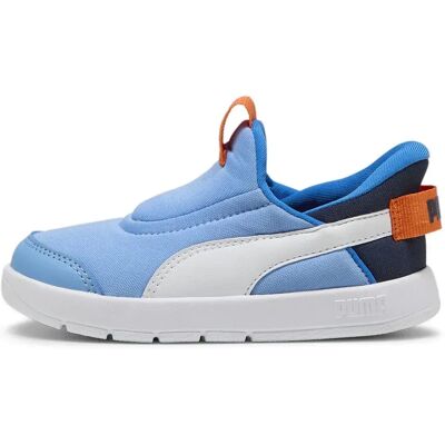 Puma Sneaker Courtflex V3 Ease In Team Light Blue / White / Club Navy EU 21 Puma Sneaker Courtflex V3 Ease In Team Light Blue / White / Club Navy EU 21
