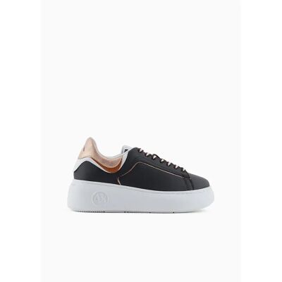 Armani Exchange Sneaker Xdx108-xv892 Black / Rose Gold EU 36 Armani Exchange Sneaker Xdx108-xv892 Black / Rose Gold EU 36