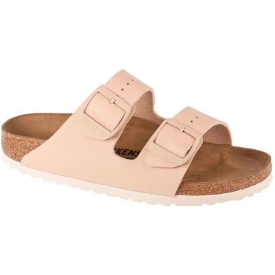 Birkenstock Sandali Stretti Arizona Birko-flor New Beige EU 39 Birkenstock Sandali Stretti Arizona Birko-flor New Beige EU 39