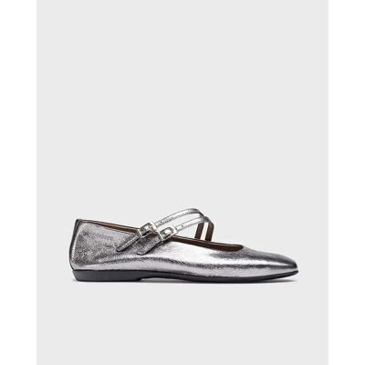 Wonders Ballerine Eider Mary Jane Plomo EU 40 Wonders Ballerine Eider Mary Jane Plomo EU 40