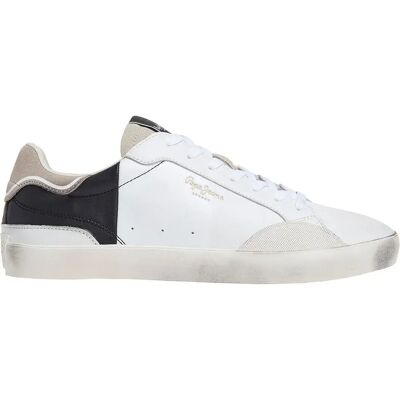 Pepe Jeans Lane Origin Scarpe in Pelle Bianca - Scarpe Pepe Jeans Lane Origin Scarpe in Pelle Bianca - Scarpe