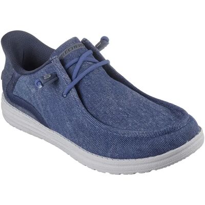 Skechers Mocassini Da Barca Melson Denim Canvas EU 44 Skechers Mocassini Da Barca Melson Denim Canvas EU 44