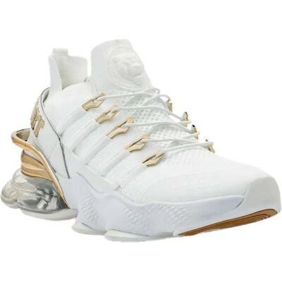 Philipp Plein Sport Sneaker Tiger Attack White / Gold EU 40 Philipp Plein Sport Sneaker Tiger Attack White / Gold EU 40