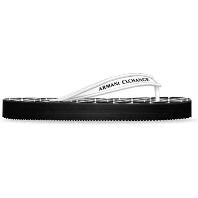 Armani Exchange Infradito Xdq010_xv700 Black+Op.White EU 41 Armani Exchange Infradito Xdq010_xv700 Black+Op.White EU 41