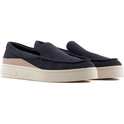 Armani Exchange Sneaker Xuy011_xv868 Deep Navy+Plaza Taup EU 46 Armani Exchange Sneaker Xuy011_xv868 Deep Navy+Plaza Taup EU 46