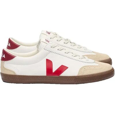 Veja Sneaker Volley Leather White / Pekin / Bark EU 37 Veja Sneaker Volley Leather White / Pekin / Bark EU 37