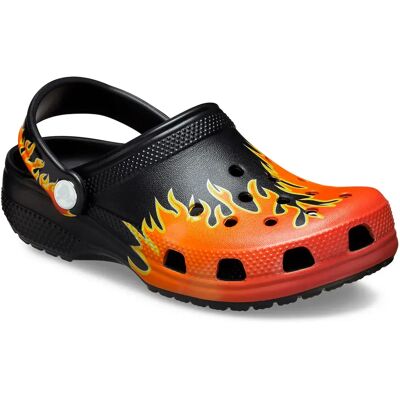 Crocs Zoccoli Classic Flames T Black / Multi EU 20-21 Crocs Zoccoli Classic Flames T Black / Multi EU 20-21