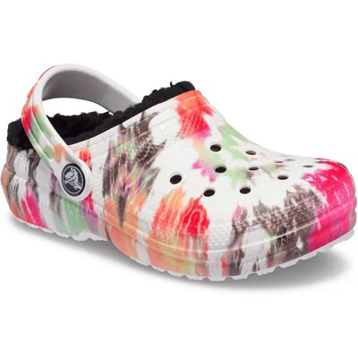 Crocs Zoccoli Classic Lined Tiedye Graphic Black / Multi EU 19-20 Crocs Zoccoli Classic Lined Tiedye Graphic Black / Multi EU 19-20
