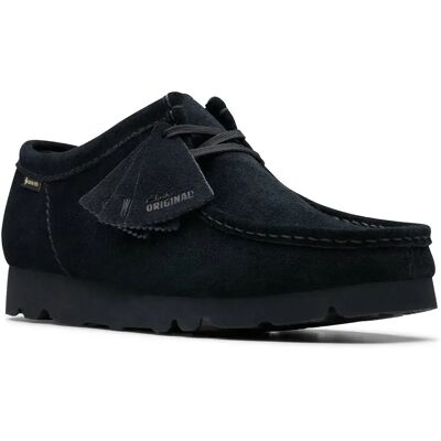 Clarks Shoes Mocassini Da Barca Wallabee Gore-tex® Black Suede EU 42 Clarks Shoes Mocassini Da Barca Wallabee Gore-tex® Black Suede EU 42