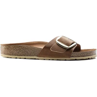 Birkenstock Sandali Madrid Big Buckle Oiled Natural Leather Cognac EU 37 Birkenstock Sandali Madrid Big Buckle Oiled Natural Leather Cognac EU 37