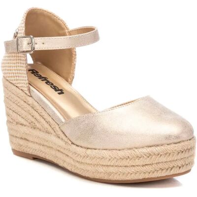Refresh Espadrillas Con Zeppa 172782 Gold EU 38 Refresh Espadrillas Con Zeppa 172782 Gold EU 38