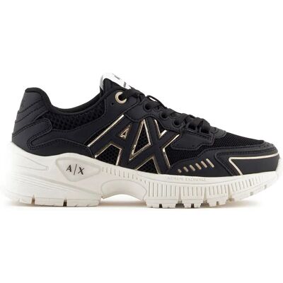 Armani Exchange Sneaker Xw002153_af19535 Black / Pale Gold EU 37 Armani Exchange Sneaker Xw002153_af19535 Black / Pale Gold EU 37