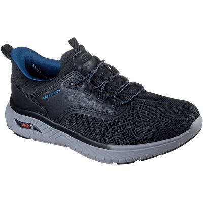 Skechers Sneaker Arch Fit Crosser Chozen Black Knitted Mesh / Synthetic EU 46 Skechers Sneaker Arch Fit Crosser Chozen Black Knitted Mesh / Synthetic EU 46