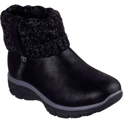 Skechers Stivaletti Easy Going Cozy Weather 2 Black Microleather / Knit EU 39 Skechers Stivaletti Easy Going Cozy Weather 2 Black Microleather / Knit EU 39