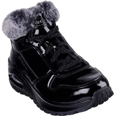 Skechers Stivaletti Uno Rugged Fiesty Winter Black Patent Duraleather / Faux Fur EU 39 Skechers Stivaletti Uno Rugged Fiesty Winter Black Patent Duraleather / Faux Fur EU 39