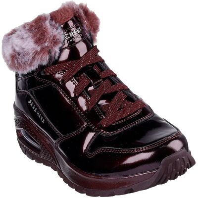 Skechers Stivaletti Uno Rugged Fiesty Winter Burgundy Patent Duraleather / Faux Fur EU 37 Skechers Stivaletti Uno Rugged Fiesty Winter Burgundy Patent Duraleather / Faux Fur EU 37