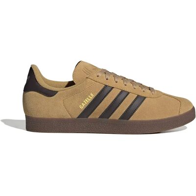 Adidas Originals Sneaker Gazelle Golden Beige / Dark Brown / Gold Met EU 44 Adidas Originals Sneaker Gazelle Golden Beige / Dark Brown / Gold Met EU 44