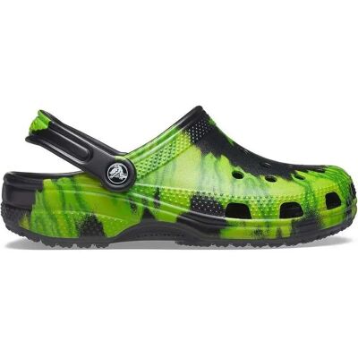 Crocs Zoccoli ™ Classic Tie Dye Graphic Black EU 22-23 Crocs Zoccoli ™ Classic Tie Dye Graphic Black EU 22-23