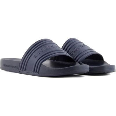 Emporio Armani Ciabatte Logo Tape Pool Side Navy EU 45 Emporio Armani Ciabatte Logo Tape Pool Side Navy EU 45