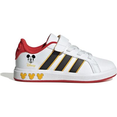 Adidas Sneaker Disney Mickey Mouse Grand Court Cloud White / Core Black / Bold Gold EU 29 Adidas Sneaker Disney Mickey Mouse Grand Court Cloud White / Core Black / Bold Gold EU 29