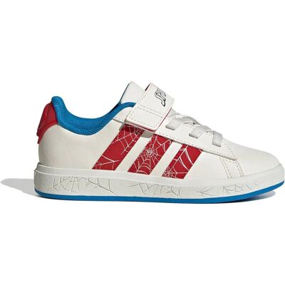 Adidas Sneaker Marvel Spider-man Grand Court Cloud White / Pure Ruby / Bright Blue EU 31 1/2 Adidas Sneaker Marvel Spider-man Grand Court Cloud White / Pure Ruby / Bright Blue EU 31 1/2