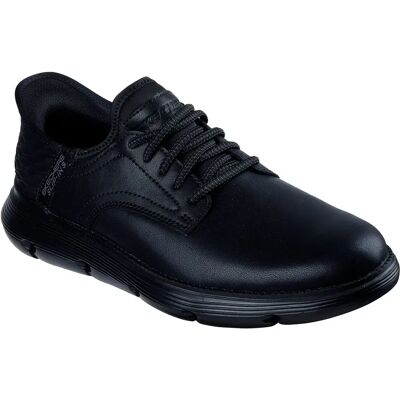 Skechers Sneaker Garza Black Leather EU 42 Skechers Sneaker Garza Black Leather EU 42