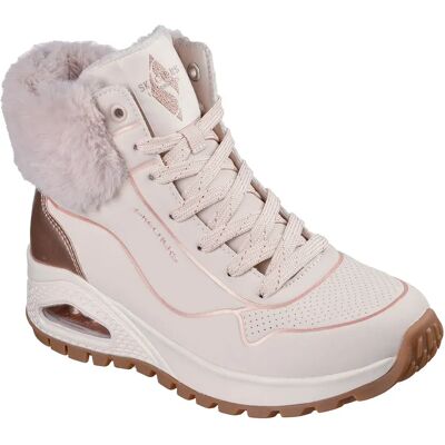 Skechers Sneaker Uno Rugged Natural Durabuck / Gold Metallic / Faux Fur EU 37 Skechers Sneaker Uno Rugged Natural Durabuck / Gold Metallic / Faux Fur EU 37