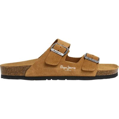Pepe Jeans Sandali Oban Suede Cognac Brown EU 36 Pepe Jeans Sandali Oban Suede Cognac Brown EU 36