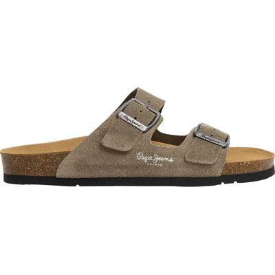 Pepe Jeans Sandali Oban Suede Taupe Beige EU 38 Pepe Jeans Sandali Oban Suede Taupe Beige EU 38
