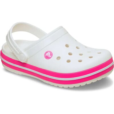 Crocs Zoccoli Band T White / Pink Crush EU 25-26 Crocs Zoccoli Band T White / Pink Crush EU 25-26
