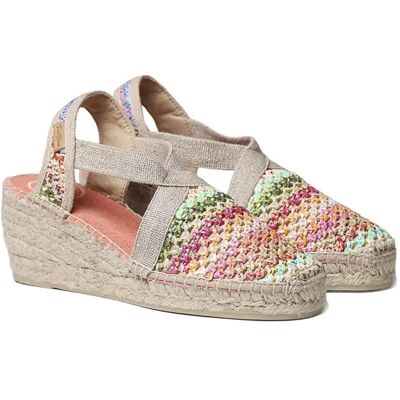 Toni Pons Zeppa in rafia multicolore - Scarpe Toni Pons Zeppa in rafia multicolore - Scarpe