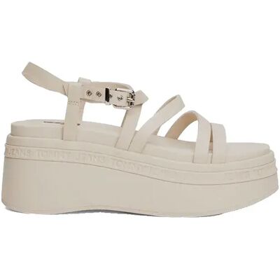 Tommy Hilfiger Sandali Con Zeppa En0en02756 Beige EU 39 Tommy Hilfiger Sandali Con Zeppa En0en02756 Beige EU 39