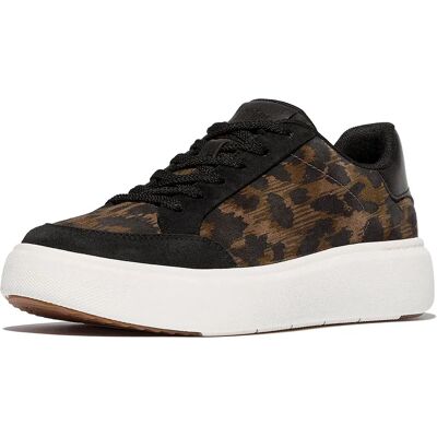 Fitflop Sneaker Rtg Leopard Suede Black / Chocolate Mix EU 41 Fitflop Sneaker Rtg Leopard Suede Black / Chocolate Mix EU 41