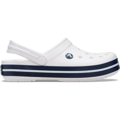 Crocs Zoccoli Crocband White / Navy 126 EU 37-38 Crocs Zoccoli Crocband White / Navy 126 EU 37-38