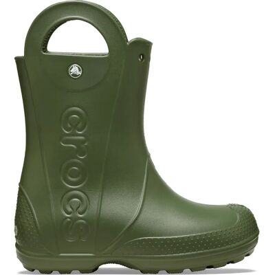 Crocs Stivali Da Pioggia Per Bambini Piccoli Handle It Army Green 309 EU 25-26 Crocs Stivali Da Pioggia Per Bambini Piccoli Handle It Army Green 309 EU 25-26
