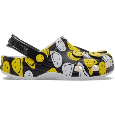 Crocs Zoccoli Smiley Classic Multicolor EU 32-33 Crocs Zoccoli Smiley Classic Multicolor EU 32-33