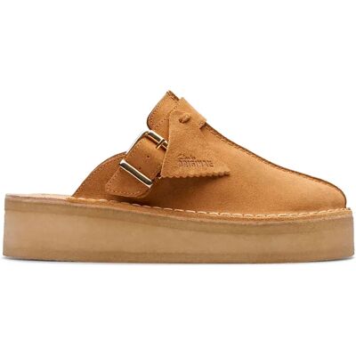 Clarks Shoes Pantofole Trek Wedge Mule Mid Tan EU 38 Clarks Shoes Pantofole Trek Wedge Mule Mid Tan EU 38