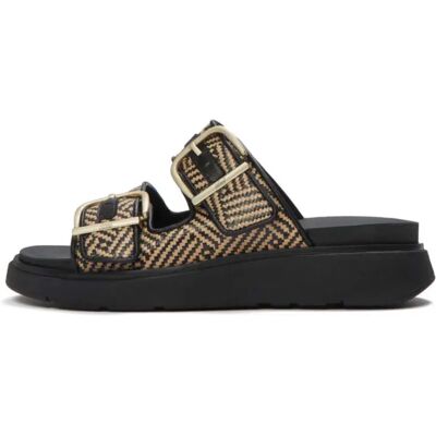 Fitflop Sandali Gen Ff Buckle Graphic Weave Black EU 36 Fitflop Sandali Gen Ff Buckle Graphic Weave Black EU 36