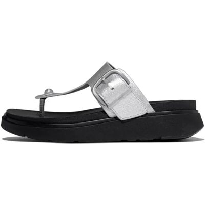 Fitflop Sandali Gen Ff Buckle Toe Post Silver EU 36 Fitflop Sandali Gen Ff Buckle Toe Post Silver EU 36