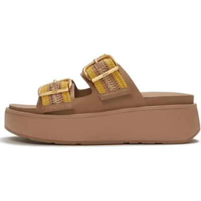 Fitflop Sandali Gen Ff Max Buckle Stripe Webbing Turmeric/Classic Tan Mix EU 39 Fitflop Sandali Gen Ff Max Buckle Stripe Webbing Turmeric/Classic Tan Mix EU 39