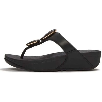 Fitflop Sandali Lulu Marbled Stone Toe Post Black EU 36 Fitflop Sandali Lulu Marbled Stone Toe Post Black EU 36