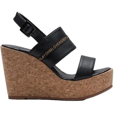 Replay Sandali Con Zeppa Asia Double Black EU 36 Replay Sandali Con Zeppa Asia Double Black EU 36