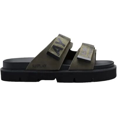 Replay Sandali Hallan Straps Mil Green EU 45 Replay Sandali Hallan Straps Mil Green EU 45