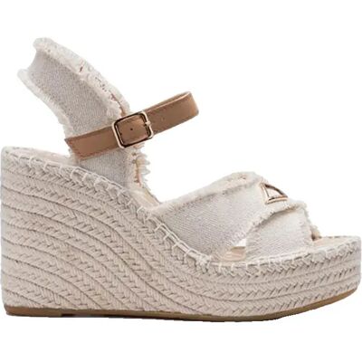 Replay Sandali Con Zeppa Jess Cross Off White EU 37 Replay Sandali Con Zeppa Jess Cross Off White EU 37
