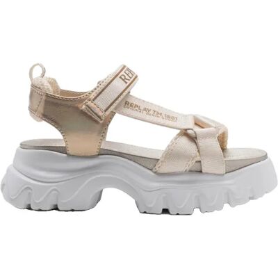 Replay Sandali Con Zeppa Juyce Light Beige / Light Gold EU 39 Replay Sandali Con Zeppa Juyce Light Beige / Light Gold EU 39