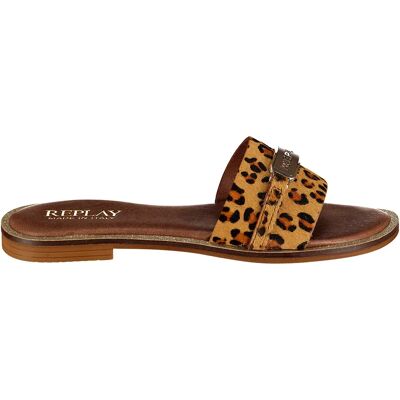 Replay Sandali Miranda Spot White Brown EU 38 Replay Sandali Miranda Spot White Brown EU 38