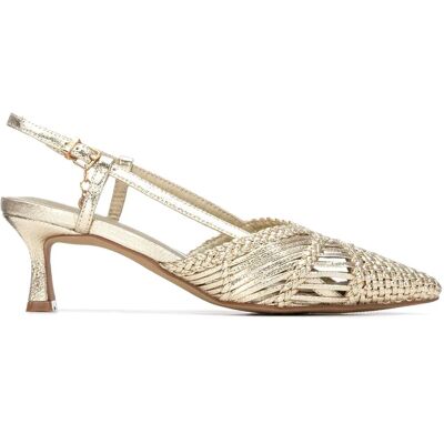 Xti Scarpe Con Tacco 15301 Gold EU 38 Xti Scarpe Con Tacco 15301 Gold EU 38