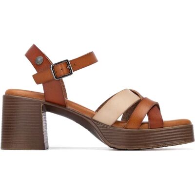 Refresh Sandali Con Tacco 175096 Camel EU 36 Refresh Sandali Con Tacco 175096 Camel EU 36