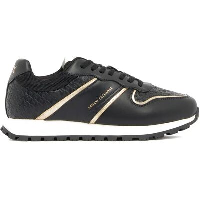 Armani Exchange Sneaker Xw002795_af23061 Black / Pale Gold EU 37 Armani Exchange Sneaker Xw002795_af23061 Black / Pale Gold EU 37
