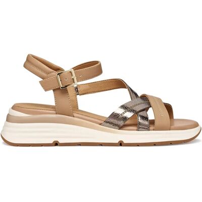 Geox Sandali Elowynne Dark Beige / Beige EU 41 Geox Sandali Elowynne Dark Beige / Beige EU 41